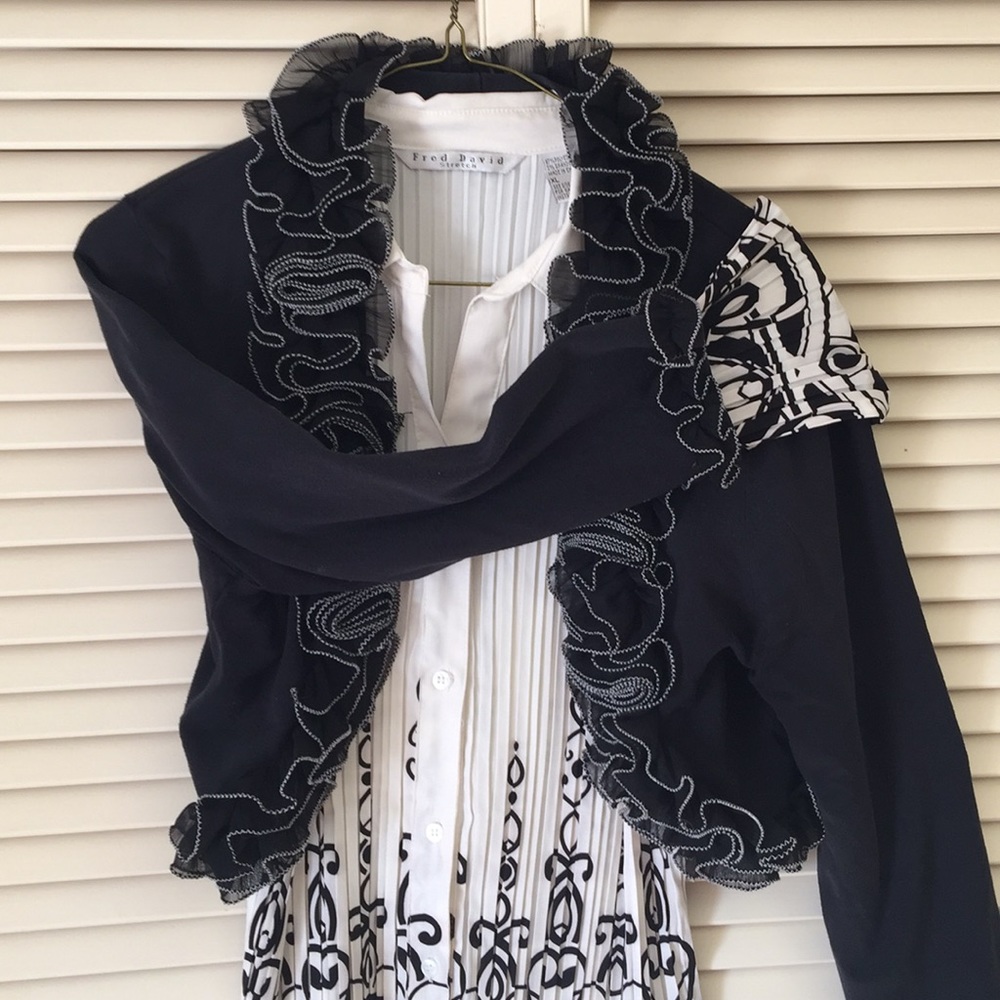 White House Black Market bolero sweater